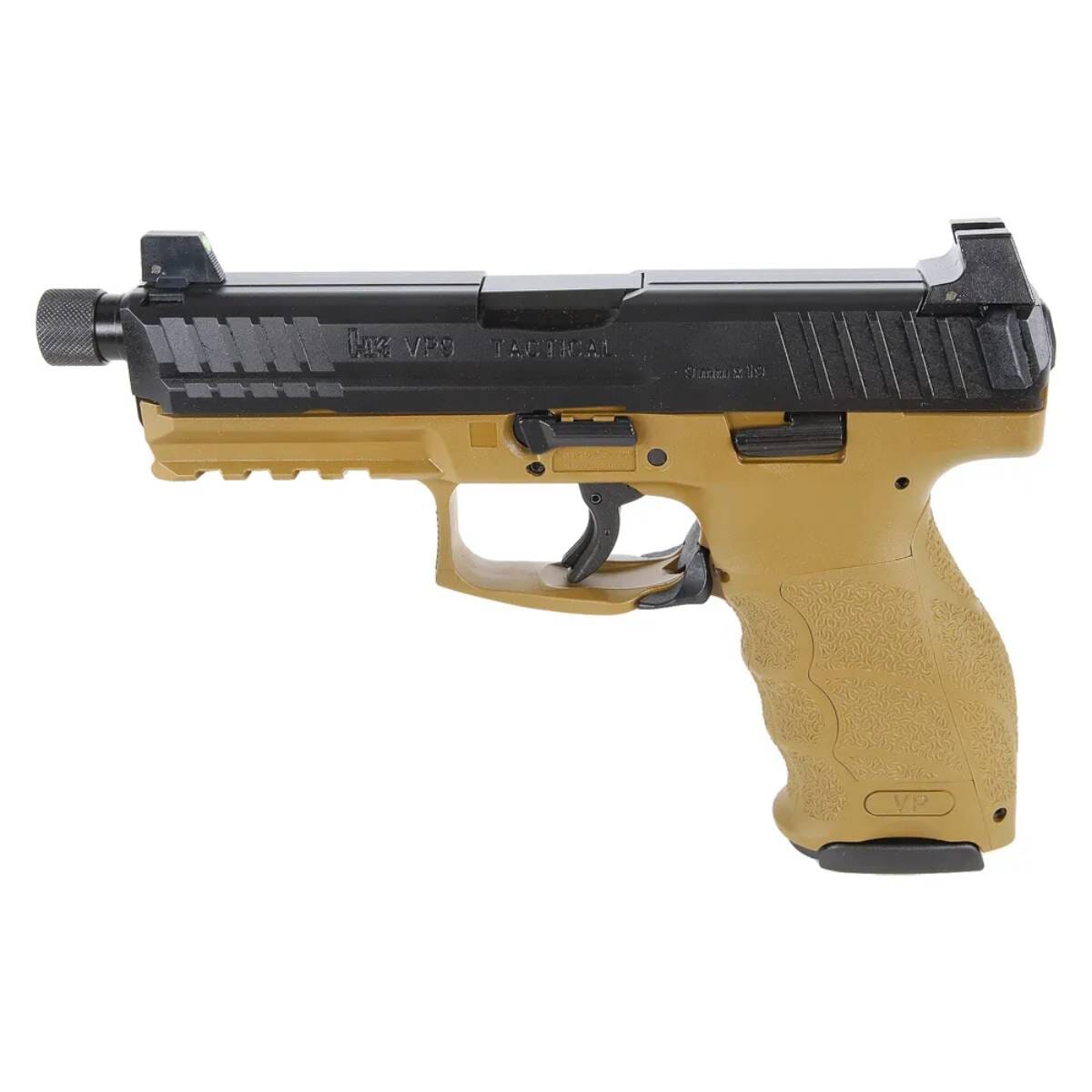 HK VP9 Tactical 9mm 4 7 Bbl Optics Ready FDE Pistol W 3 17rd Mags