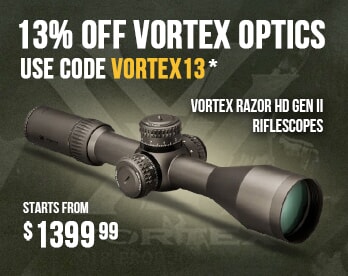 LAST CHANCE: 13% Off Vortex Optics & More!