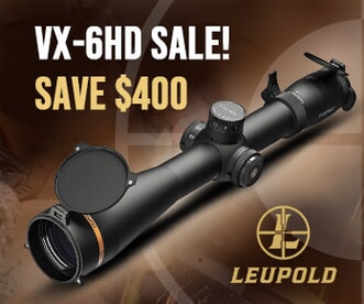 $400 Off Leupold VX-6HD Riflescopes
