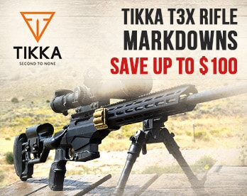 Tikka T3x Rifles Markdown