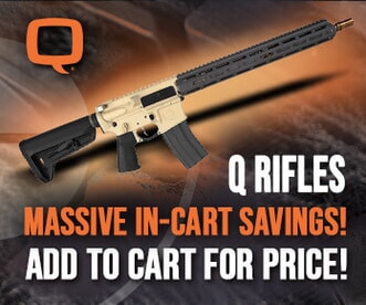 Q Rifles Massive In-Cart Savings!