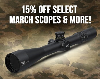 Save 15% on March Scopes