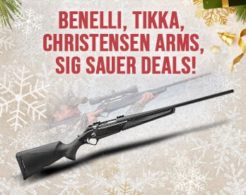 Benelli, Tikka, CA, Sig Sauer Deals!