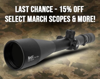 15% Off Select March Scopes & More!