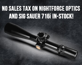 No Sales Tax on Nightforce Optics