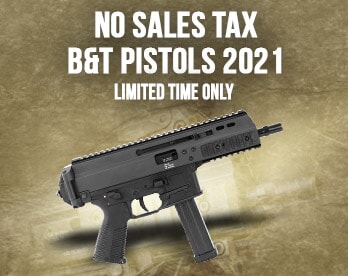 No Sales Tax on B&T Pistols 2021