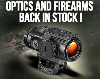 Optics and Firearms Back In Stock!