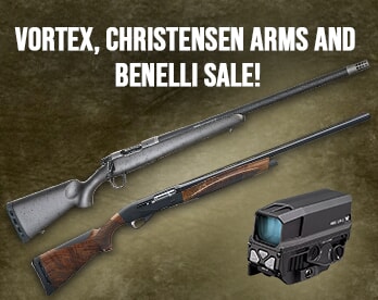 Vortex, Christensen Arms & Benelli Sale!