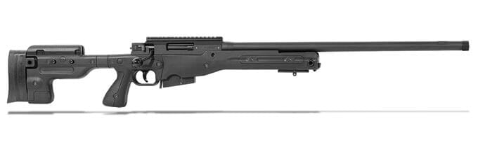 Accuracy International AT 6.5 Creedmoor 24" Threaded Fixed Stock Black Rifle ATR5624FIBL