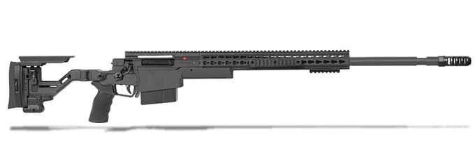 Accuracy International AXSR Folding Rifle .338 Lapua Mag Black 27" 3/4"-24 w/Brake  SR38L27MBL