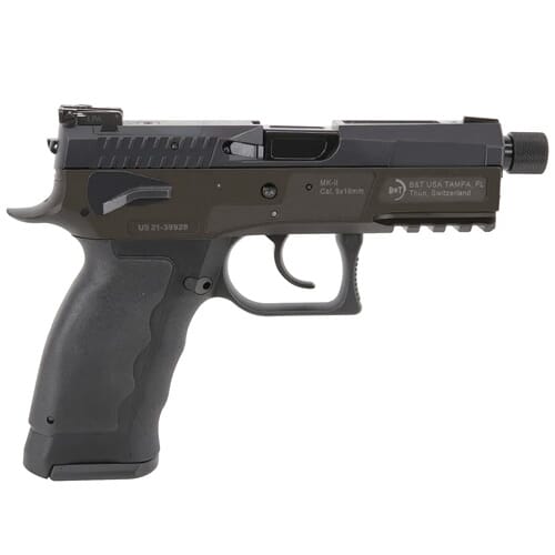 B&T MK II 9mm 4.3" MS Pistol w/(2) 17rd Mags BT-510001