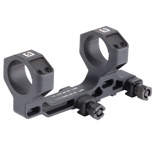 Badger Ordnance 30mm One-Piece 1.70" Condition One Modular 0 MOA Aluminum Mount Black With Nut 170-300B