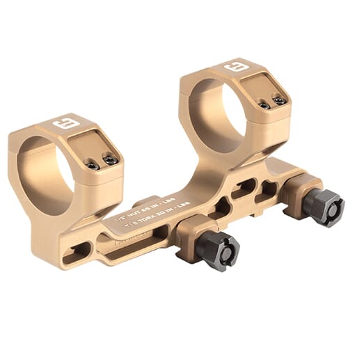 Badger Ordnance 34mm One-Piece 1.70" Condition One Modular 0 MOA Aluminum Mount Tan With Nut 170-340