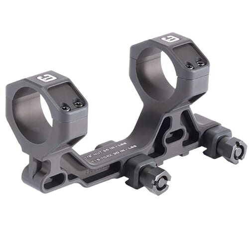 Badger Ordnance 34mm One-Piece 1.93" Condition One Modular 0 MOA Aluminum Mount Black With Nut 193-340B