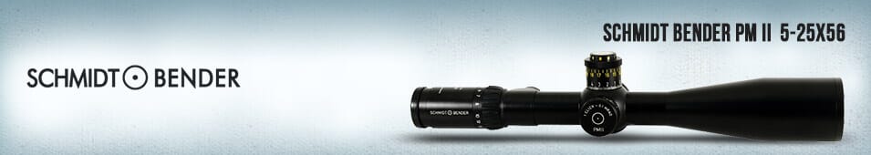 Schmidt Bender PM II 5-25x56 Riflescopes