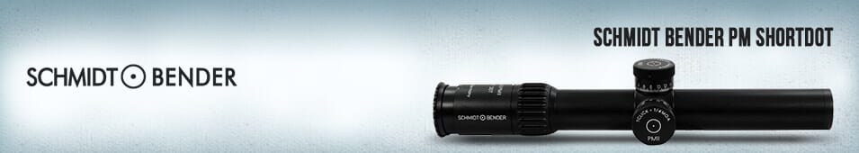 Schmidt Bender PM II Shortdot Low Power Variable Riflescopes