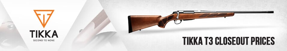 Tikka T3 Rifles - Tikka T3 Tactical - T3 Hunter - T3 Sporter - T3 