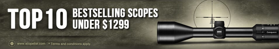 Top 10 Bestselling Scopes Under $1299