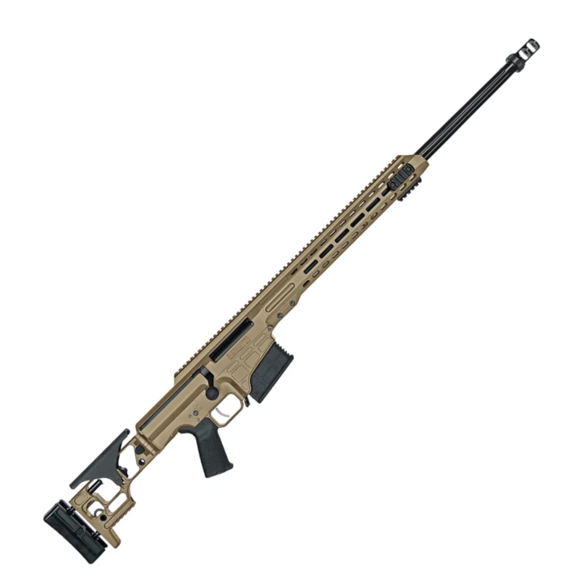 Barrett Mrad 338 Lapua Mag Folding Stock Flat Dark Earth Cerakote 26 Fluted Bbl 1 9 4 Rifle