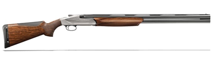 Benelli 828U 12-ga 3" 26" AA-Grade Satin Walnut Engraved Nickel Receiver O/U Break Action Shotgun 10703