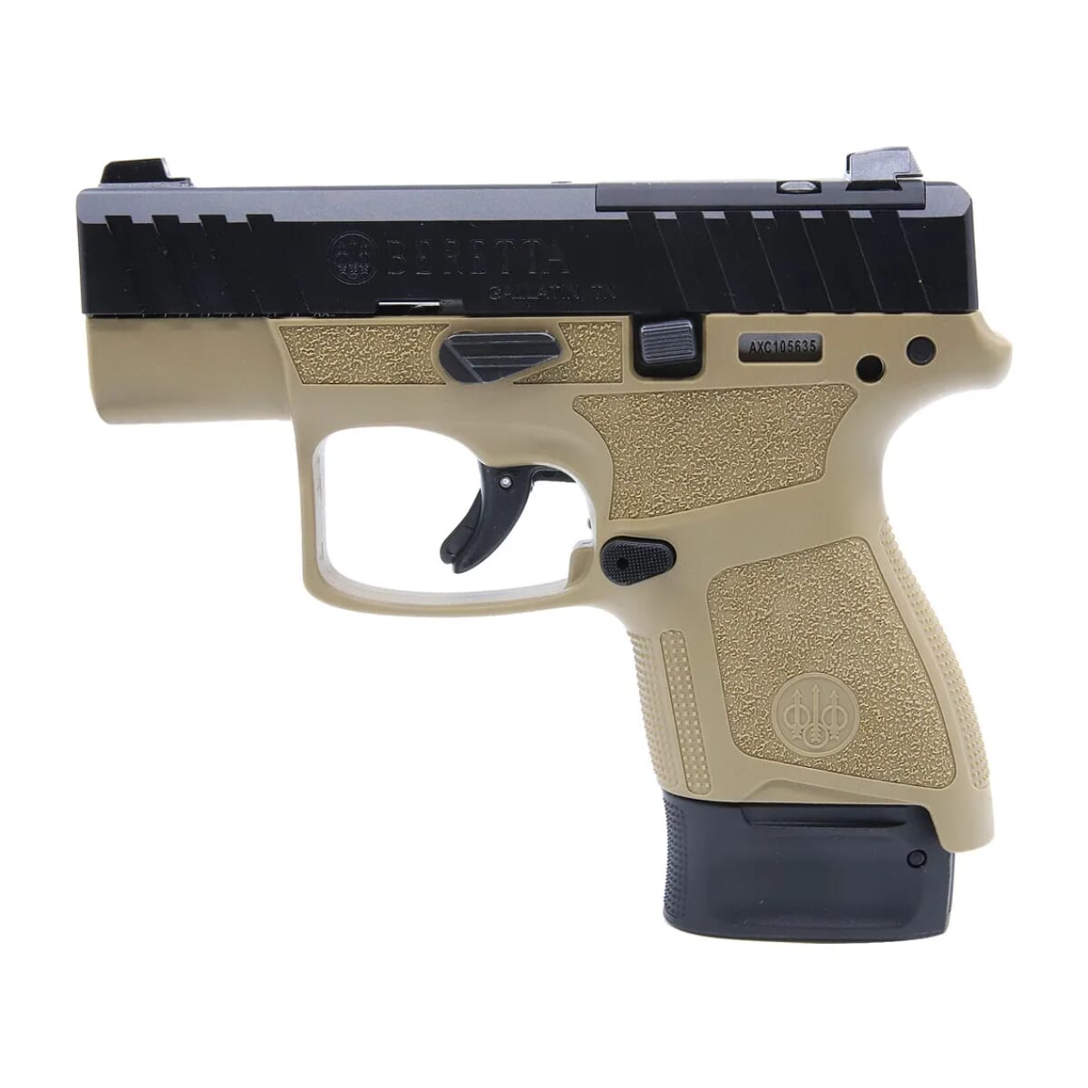 Beretta APX A1 Carry 9mm 3 07 Bbl FDE Pistol W 1 8rd Mag JAXN9258A1