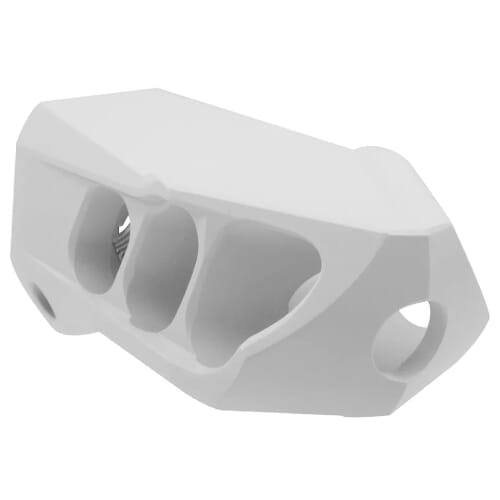 Cadex MX1 Mini Muzzle Brake Max .30 Cal. Stormtrooper White (5/8-24 Thrd)  3850-438-WHT For Sale