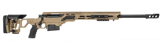 Cadex Defense CDX-30 TAC .308 Win 24" 1:11.25" Bbl Skele-Stock Hybrid Tan/Blk Rifle w/MX1 MB CDX30-TAC-308-24-BS20-D2F1N-HTB