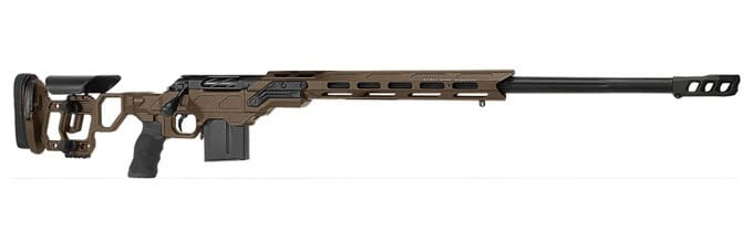 Cadex Defense CDX-R7 FCP (Field Comp) LA .338 Lapua Mag 27" 1:9.5" Bbl Skele-Stock Hybrid SSV/Blk Rifle w/MX1 MB CDXR7-FCP-338-27-BS30-D2D3N-HSB