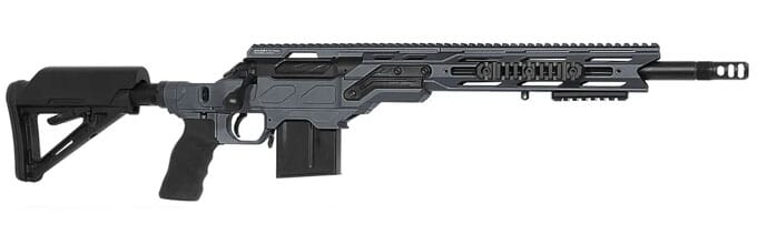 Cadex Defense CDX-R7 CPS (Takedown) SA 6.5 Creedmoor 16.5" 1:10" Bbl Hybrid Gry/Blk Rifle w/MX1 MB CDXR7-COPS-308-165-BR20-D2E1N-HGB