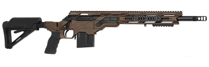 Cadex Defense CDX-R7 CPS (Takedown) SA 6.5 Creedmoor 16.5" 1:10" Bbl Hybrid SSV/Blk Rifle w/MX1 MB CDXR7-COPS-308-165-BR20-D2E1N-HSB