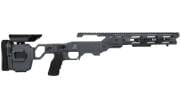 Cadex Defense Lite Strike Sniper Grey Rem 700 LA Standard Folding 20 MOA #8-40 for SSSF 3.850" CIP Chassis STKLT-REM-RH-LA-R-208-E-GRY