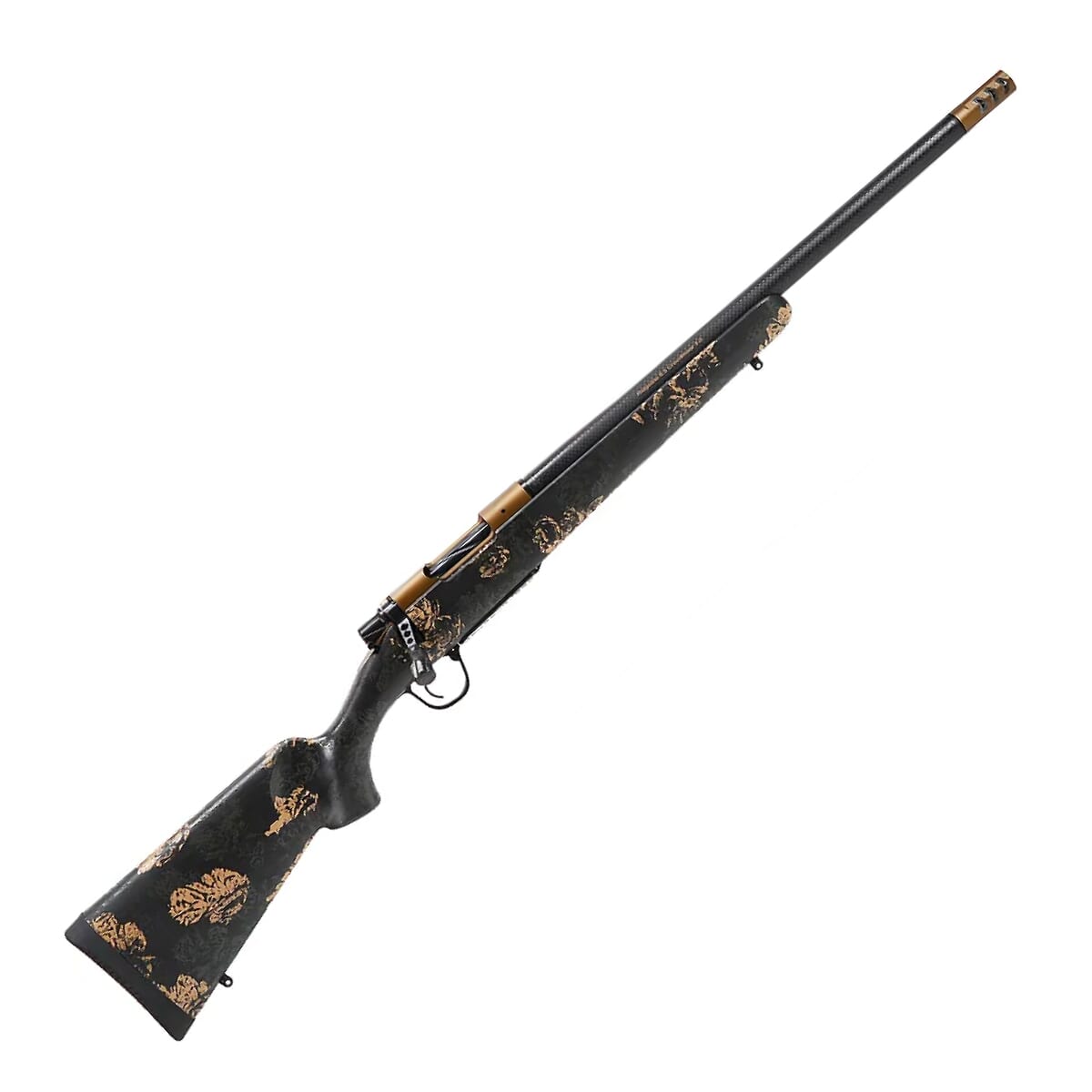 Christensen Arms Ridgeline FFT Burnt Bronze .300 Win Mag 22" 1:10" Bbl Green w/Black/Tan Accents Rifle 801-06200-00