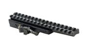 Contessa Simple Black Tactical Picatinny Rail with Steel Extension Base for Night Vision Devices SBP02