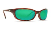 Costa Harpoon Tortoise Frame Sunglasses w/Green Mirror 580G Lenses 06S9040-90401062