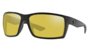 Costa Reefton Blackout Frame Sunglasses w/Sunrise Silver Mirror 580P Lenses 06S9007-90070864
