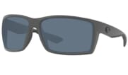 Costa Reefton Matte Gray Frame Sunglasses w/Gray 580P Lenses 06S9007-90070564