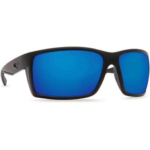 Costa Reefton Blackout Frame Sunglasses w/Blue Mirror 580P Lenses 06S9007-90070664
