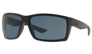 Costa Reefton Blackout Frame Sunglasses w/Gray 580P Lenses 06S9007-90070164