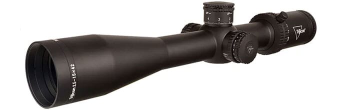 Trijicon Credo 2.5-15x42 SFP w/ Red MRAD Center Dot  30mm  Matte Black Riflescope 2900034