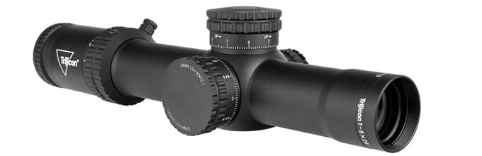 Trijicon Credo 1-8x28 FFP w/ Red/Green MRAD Segmented Circle  34mm  Matte Black Riflescope 2900032