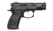 CZ-USA 75 D PCR Compact 9mm 10rd Blk Handgun w/Polycoat Alum Fixed Snag-Free Sights Decocker Blk Alum Grips CA-Compliant 01194