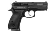 CZ-USA 75 P-01 9mm 15rd Blk Handgun w/Polycoat Alum Fixed Sights Decocker Blk Rubber Grips 91199