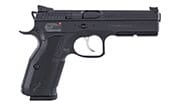 CZ-USA Shadow 2 9mm 17rd Blk Handgun w/Polycoat Steel Frame Nitride Slide FO Front/Blk Serrated Hajo Rear Blue Alum Grips 91257