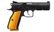 CZ-USA Shadow 2 Orange 9mm 17rd Handgun w/Polycoat Steel Frame, Nitride Slide, FO Front/Blk Serrated Hajo Rear, Bbl Bushing 91249
