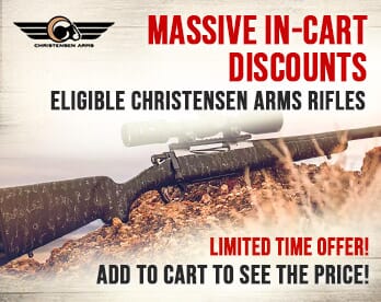 Christensen Arms Special Savings in Cart!