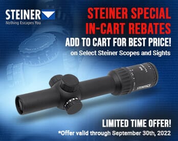 Steiner Special In-Cart Rebates!