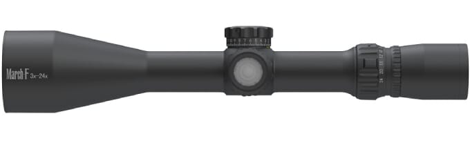 March F Tactical 3-24x52 FMA-1 Illuminated 1/4 MOA FFP Riflescope D24V52FIMA-FMA-1