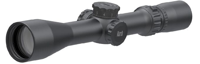 March Compact Tactical 2.5-25x52 MML Non-Illuminated 0.1 MIL SFP Riflescope D25V52TML
