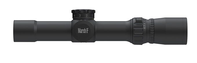 March F Tactical 1-8x24 FMC-2 Non-Illuminated 0.1 MIL FFP Riflescope D8V24FML-FMC-2