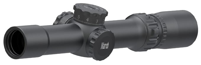 March Compact Tactical 1-10x24 MML Non-Illuminated 0.1MIL SFP Riflescope D10V24TML-MML